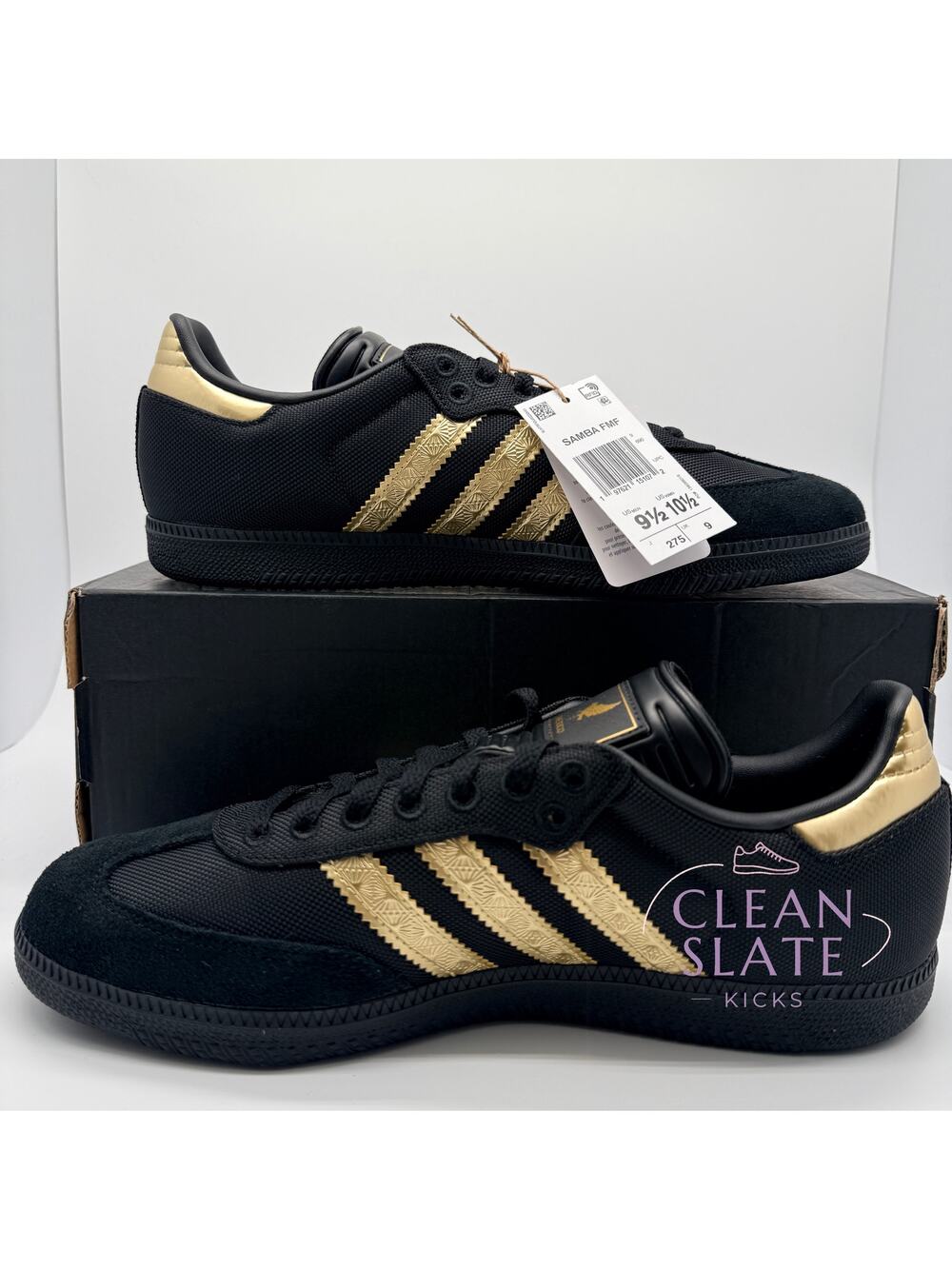 Adidas Samba FMF Mexico Black Gold JH5656 Men's 9.5 Women's 10.5 NIB